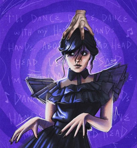 Уэнсдей на балу