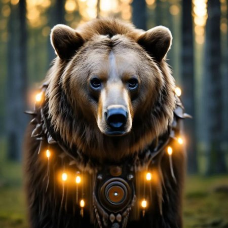 Арт медведь