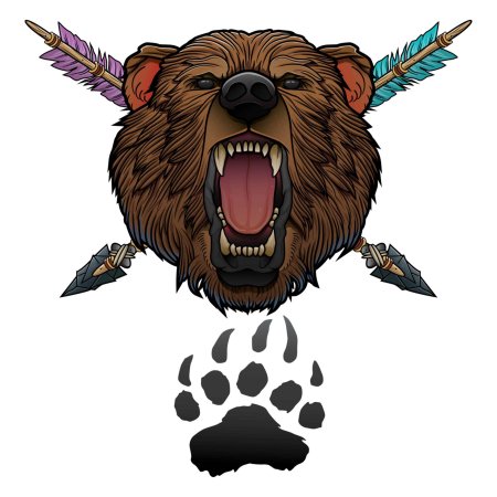 Логотип медведь