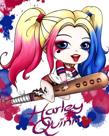 Рисунки харли квинн