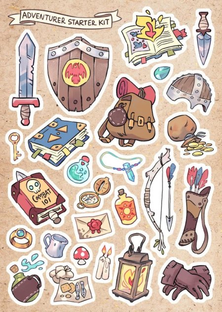 Бумажные стикеры