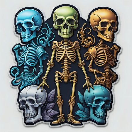 Череп скелет