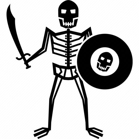 Рисунок скелет