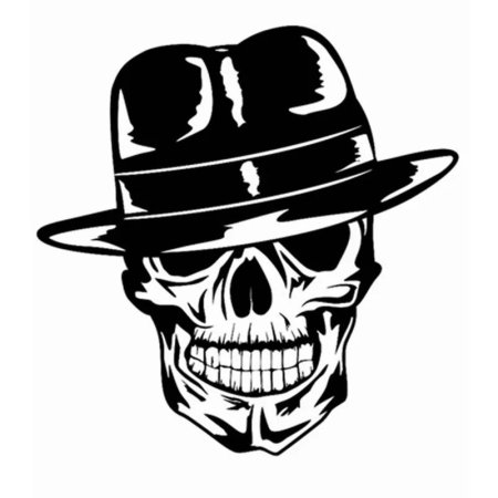 Череп в шляпе