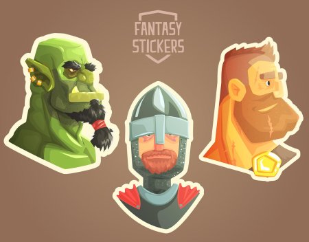 Стикеры фэнтези