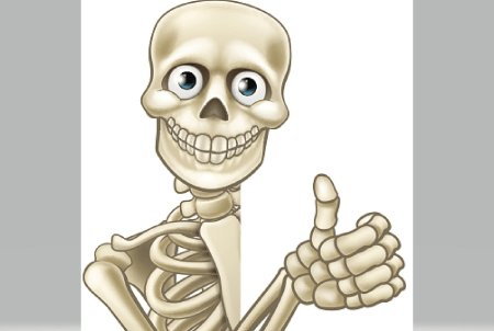 Смешной скелет