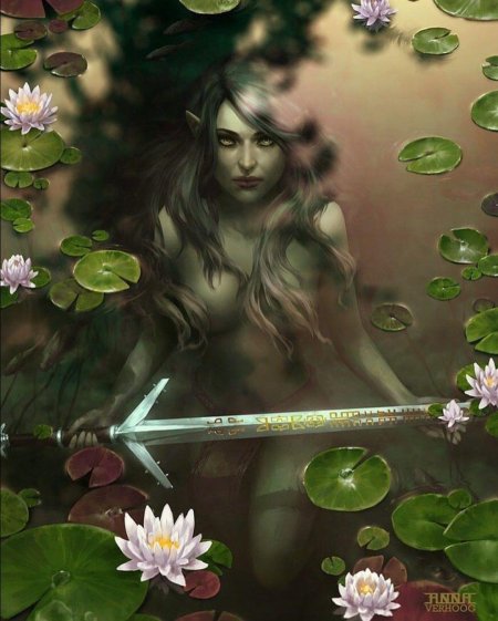 Нимуэ владычица озера арт