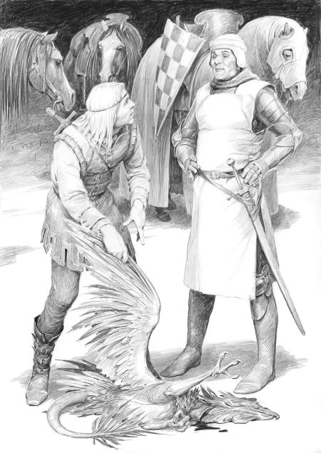 Ведьмак иллюстрации дениса гордеева