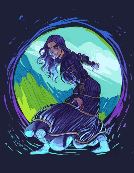 Стикеры ведьмак йеннифер