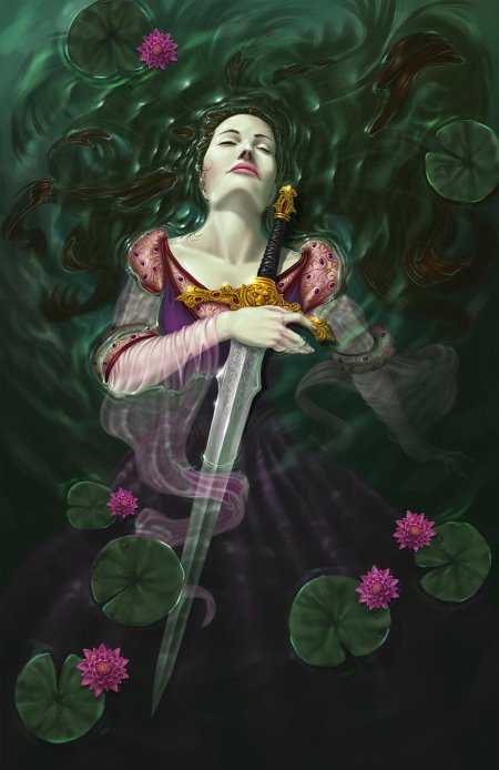 Нимуэ владычица озера арт