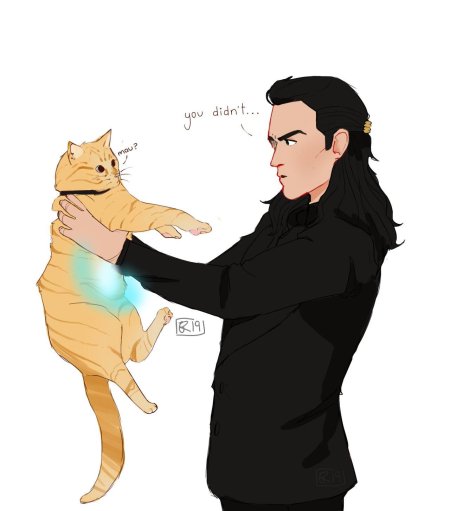 Локи марвел кот