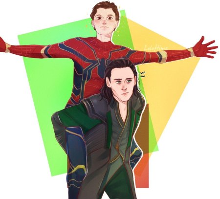 Локи лафейсон/питер паркер