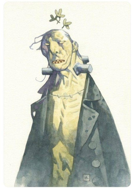 Mike mignola watercolor