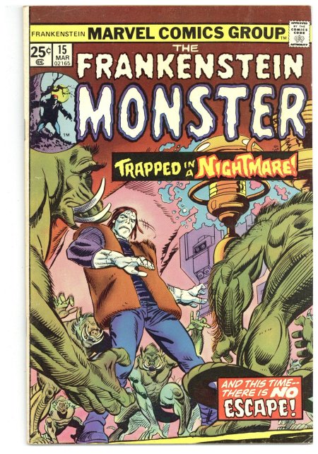 Монстр франкенштейна marvel comics