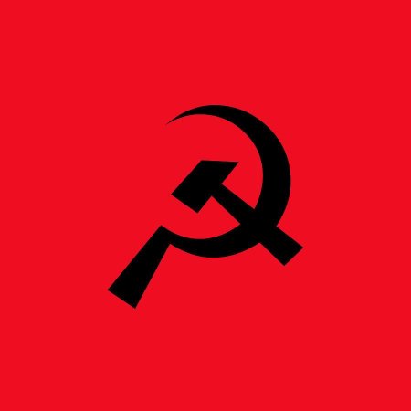 Серп и молот на флаге