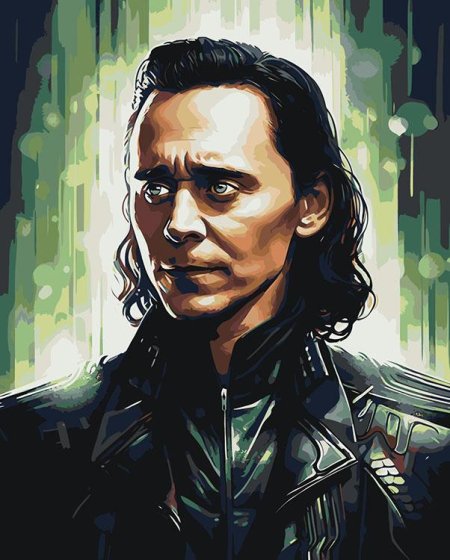 Картина по номерам марвел