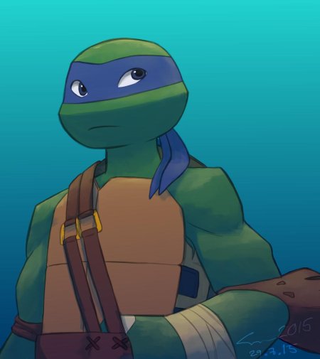 Черепашка ниндзя леонардо