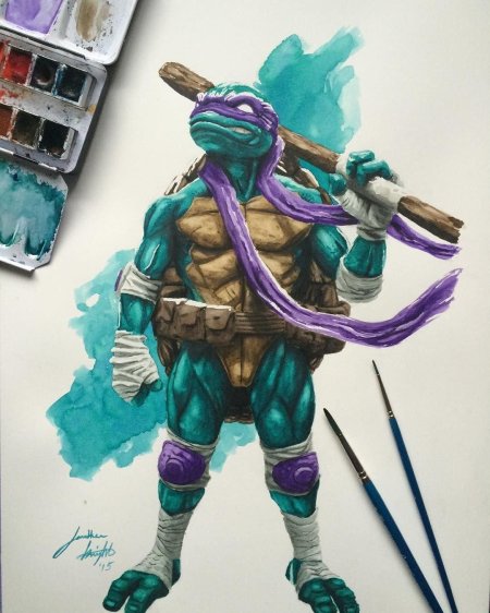 Черепашка ниндзя леонардо