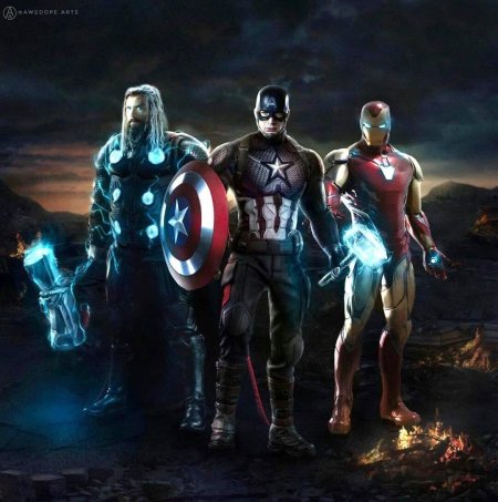 Тор железный человек и капитан америка