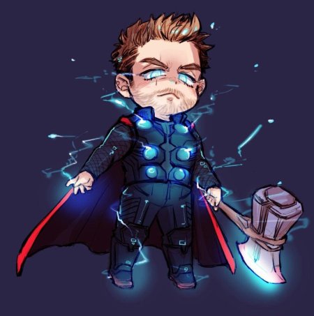 Чиби тор марвел