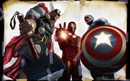 Марвел комиксы тор железный человек капитан америка