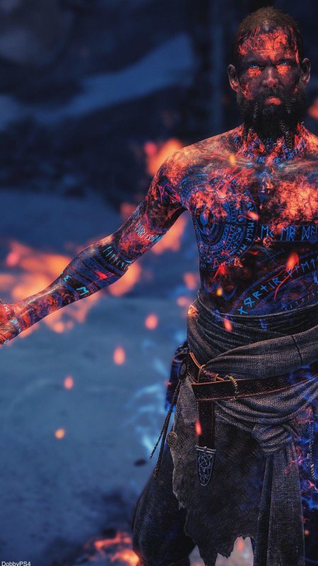 Татуировки бальдра из god of war