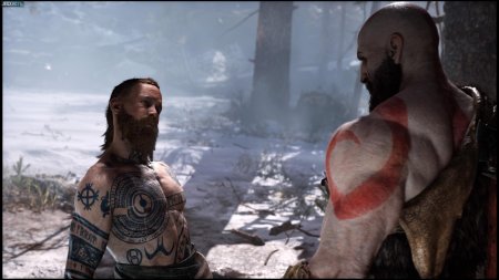 Кратос против бальдра