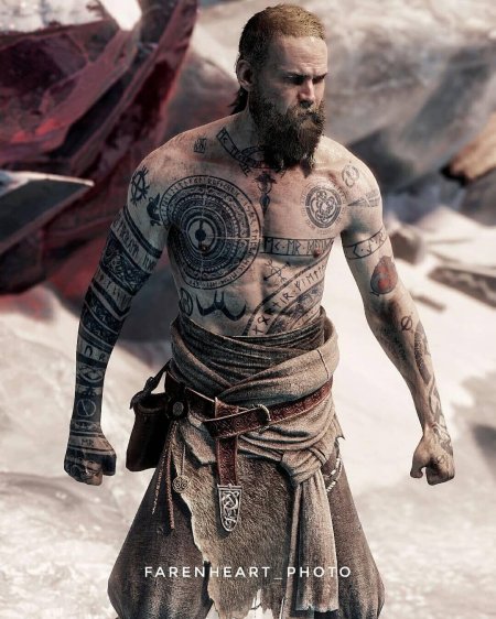 Тату балдура god of war