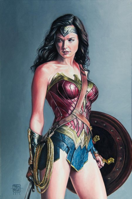 Чудо женщина арт