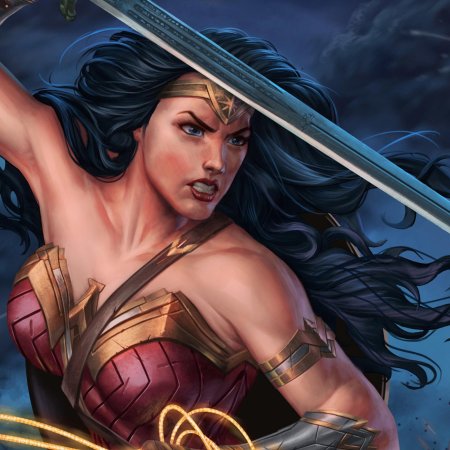 Чудо женщина арты