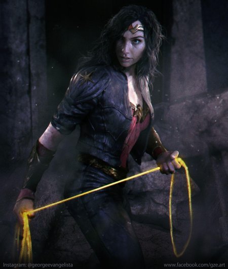 Чудо женщина диана воительница