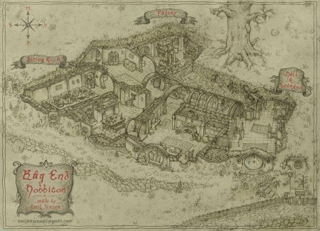 Нора бильбо бэггинса планировка