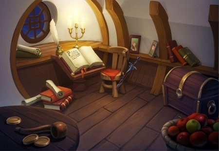 Дом бильбо бэггинса иллюстрации