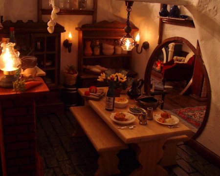 Дом хоббита бильбо бэггинса интерьер