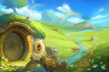 Домик хоббита арт