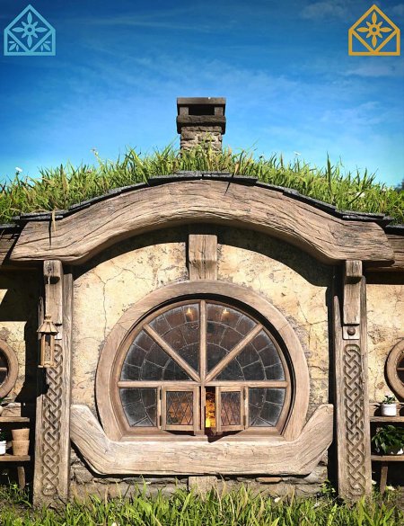 Новая зеландия хоббитон дом бильбо