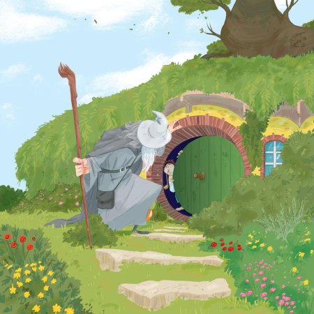 Хоббитания шир иллюстрации