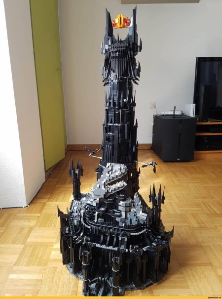 Лего властелин колец башня саурона