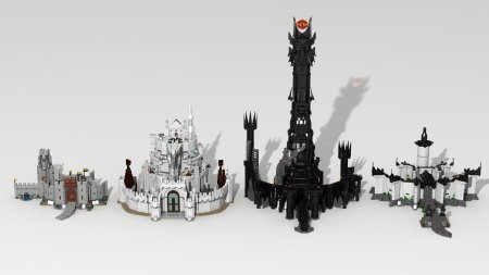 Lego замок минас тирит