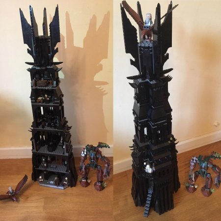 Лего властелин колец башня саурона