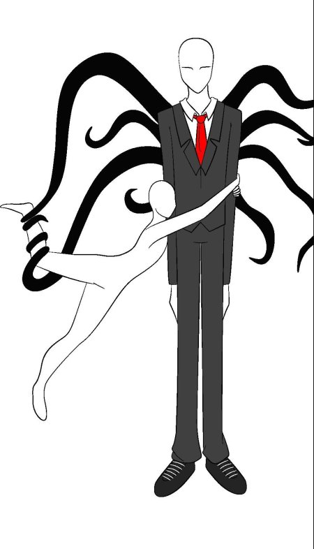 Крипипаста слендермен в полный рост