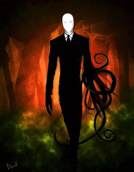 Слендермен арты