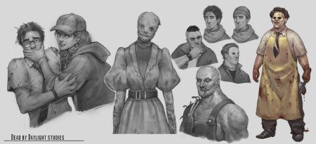 Dead by daylight концепт арт