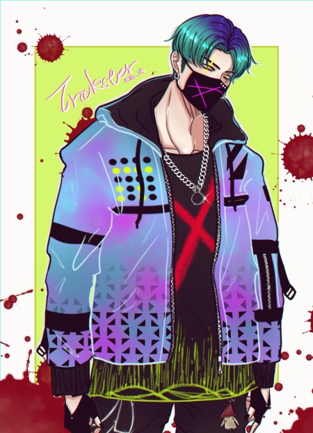 Персонаж аниме парень