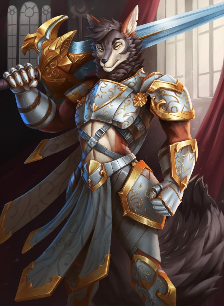 Фурри воительница