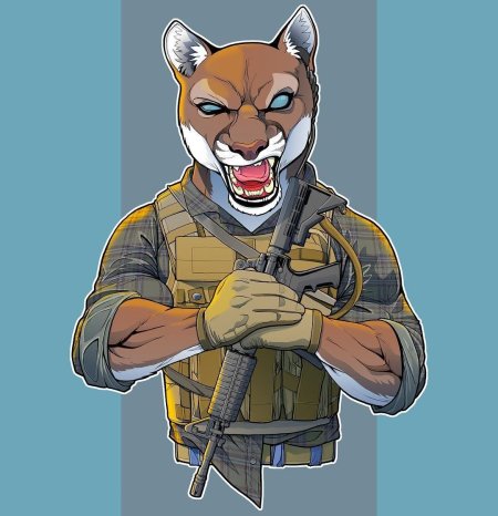 Фурри с оружием