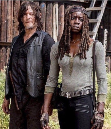 Ходячие мертвецы рик и мишон