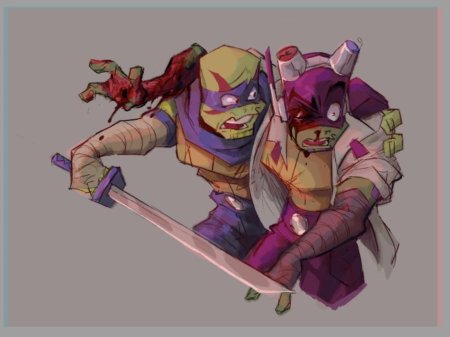 Эволюция черепашек ниндзя донни с могилой