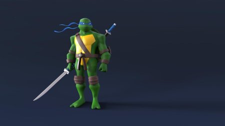 Леонардо черепашка bandai