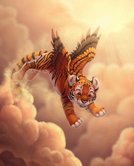 Тигр с крыльями